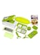 Generic 11-Piece Fruit And Vegetable Chopper And Slicer Set White/Green