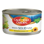 Buy California Garden White Solid Tuna In Sunflower Oil 170g in UAE