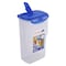 Lock &amp; Lock Plastic Fridge Door Jug HPL733 Clear And Blue 1.5L