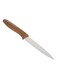Delcasa Utility Knife Brown/Silver 5inch