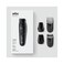 BRAUN Hair And Beard Trimmer For Men - Black - MBBT7