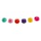 Bright Coloured Paper Fan Garland 2M