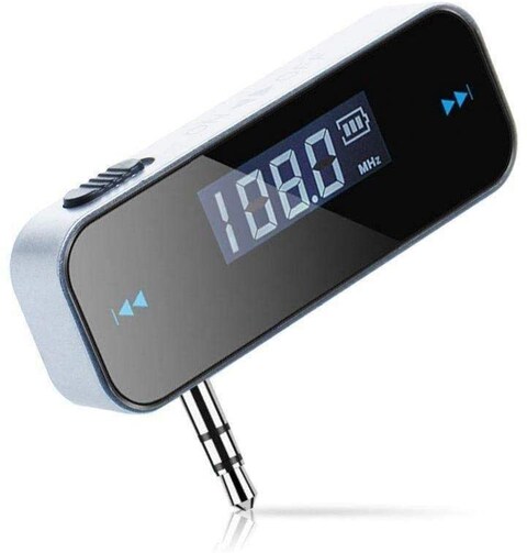 Ntech Wireless 3.5mm Car FM Transmitter For iPod iPad iPhone 4 4S 5 Galaxy S2 S3 Black