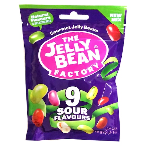 Jelly Bean Factory 9 Sour Flavours 70g