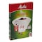Melitta Original White Filter Paper Coffee 40 Pieces