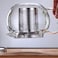 1CHASE Borosiliate Glass Teapot With Stainless Steel Infuser And Lid 1300ml