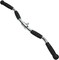 Max Strength Barbel Machine Cable Attachment Pro Grip Revolving Non Slip Handle Bar Pro Grip Revolving Pull Down Lat Bar-Silver, For Bicep Tricep