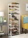 Fitto Shoe Rack, 10 Tier, Organizer, Random Color