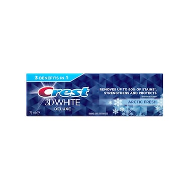 Crest 3D White Deluxe Vitalizing Fresh Toothpaste 75ml