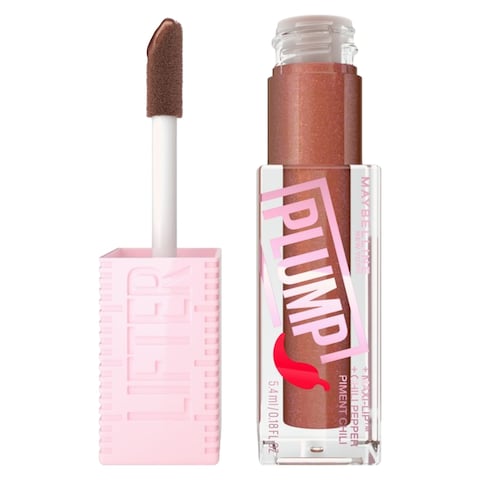 Maybelline New York Lifter Plump Lip Gloss 007 Cocoa Zing 5.4ml