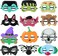 Toyvian Halloween Superhero Foam Mask Cartoon Witch Monster Bat Spider Felt Masks For Kids Party Favors 12 Pieces