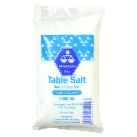 Al Wazzan Natural Salt 1. 05kg