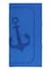 Anemoss Anchor Design 100% Turkish Cotton Beach Towel Blue 70X140cm