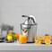 Geepas Stainless Steel Citrus Juicer-GCJ46018, Juicer For Orange Juice, Lemon, Deluxe Stainless Steel Body With Aluminum Die-Casting Handle, Metallic Silver - 2 Year Warranty