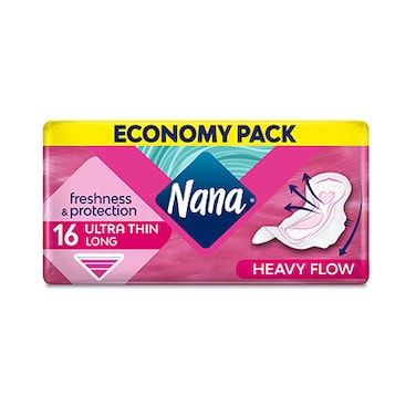 Nana Ladies Pads Ultra Long Wings Pads 16 Pads Duo Pack