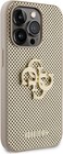 CG Mobile Guess Perforated PU 4G Glitter Case For iPhone 15 Pro Max (Gold)