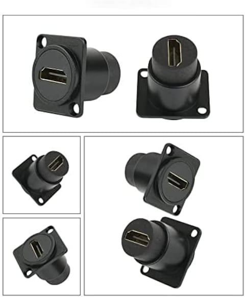Panel-Mount Connector Panel Mount Bulkhead Coupler HDMI