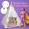 Orian Teepee Tent For Kids, A Fairytale Tipi Love! LED Star Lights, Dream Catcher, Carry Bag Strong Indoor Tee Pee Play Boys &amp; Girls Sturdy Children