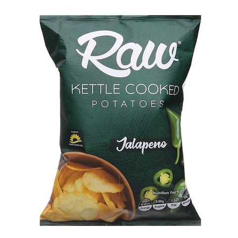 Raw Sour Jalapeno Kettle Cooked Potatoes - 38gm