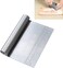 Kitchen Edge Smoother and Multi-functional for Flour, Pastry, Ice-cream, Pizza Dough and Cake Scraper Cutting Tool (15 Centimetre), Stainless Steel Material - Silver