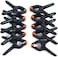 Coopic Studio Photo Background Clips Backdrop Clamps A Type,10Pcs,Black