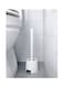 Generic - Toilet Brush Holder White/Silver 36.5Centimeter