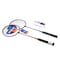 Supreme Sports Badminton Racket with Shuttlecock Set Multicolour 5 PCS
