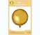 Party Time 1pc 18" Shiny Gold Round Shaped Foil Mylar Balloons For Mother's Day, Wedding Decoration &amp; Engagement - Birthday Party Supplies