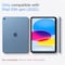 Spigen Ultra Hybrid Pro designed for iPad 10th Generation case cover (2022) 10.9 inch with Apple Pencil Holder - Black