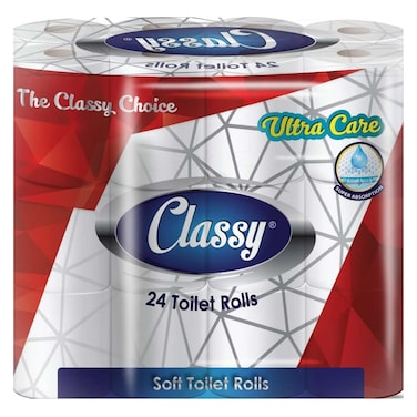 كلاسي مناديل تواليت اقتصادية - 24 بكرة