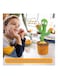 Xiuwoo Dancing Plant Cactus Plush Stuffed Toy With 120 Music Recording Audio And USB Charging