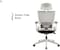KIKO Chair, Ergonomic Folding Design, Premium Office &amp; Computer Chair by Navodesk (BLACK)