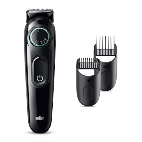 Braun Beard Trimmer with 3 styling tools - Black - BT3411