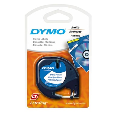 Dymo LetraTag Plastic Label Blue