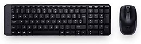 Logitech Wireless Mk220 Keyboard And Mouse Combo (Black)