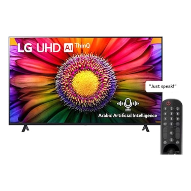 إل جي تلفاز UR80 الذكي LED فائق الوضوح مقاس 75 بوصة 75UR80006LJ أسود