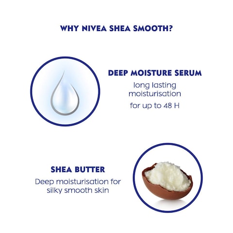 Nivea Shea Smooth Body Lotion 400Ml
