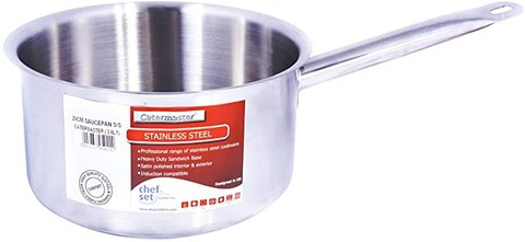 Chefset - Steel Saucepan Without Lid 24Cm-Ci5025