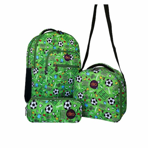 Dea Pack Bag Set - Football Mania Design - 3 Piece