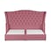 In House Taj Mahal Velvet Bed Frame - Single - 200x120 cm - Light Pink