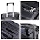 Eminent Hard Case Travel Bag Large Luggage Trolley Polycarbonate Lightweight Suitcase 4 Quiet Double Spinner Wheels With Tsa Lock KJ84 Black