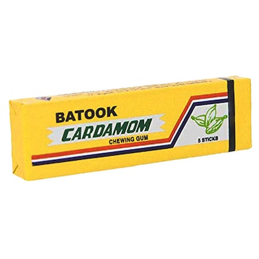 Batook Cardamom Chewing Gum Sticks, 12.5g