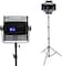 DMK Power Coopic Dmk-600Siii Bi-Color 3200K- 5600K Dimmable Professional LED Video Light Grey Metal Body With U Bracket Durable Frame Brown Filter Adapter (Full Kit)
