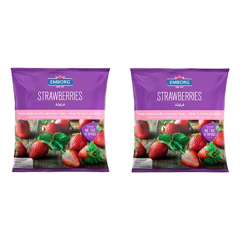 Emborg Strawberries 450g Pack of 2