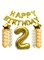Party Time 39-Piece Decorative Birthday Party Foil Balloon Set