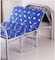 Galaxy Design Heavy Duty Metal Build Folding Bed Silver &amp; Blue Color - Single Size ( L x W x H ) 190 x 90 x 75 cm Model - GDF-19090FB.