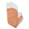 1Chase Ribbed Hair Towel Wrap, 100% Cotton, Bath Shower Head Towel, Quick Magic Dryer, Coral