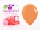 Sempertex (50pcs) 12" Round Balloons, 20000805 12-Inch Latex Balloons, Neon Orange
