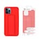Protective Case Cover with Finger Grip Stand for iphone  11 Pro Max - Red