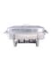 Rectangular Chafing Dish With Double Pan Grey 22.5x11.5x14centimeter